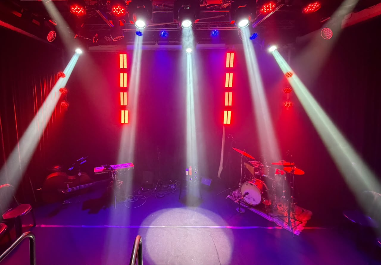 Estrutura de iluminação para show