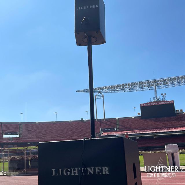 Equipamentos e estrutura técnica em estádio